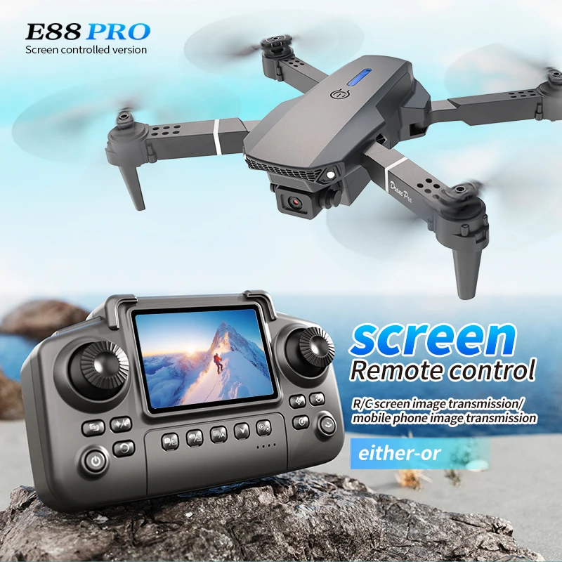 Drone Z - Профессиональный дрон E88 PRO с экраном