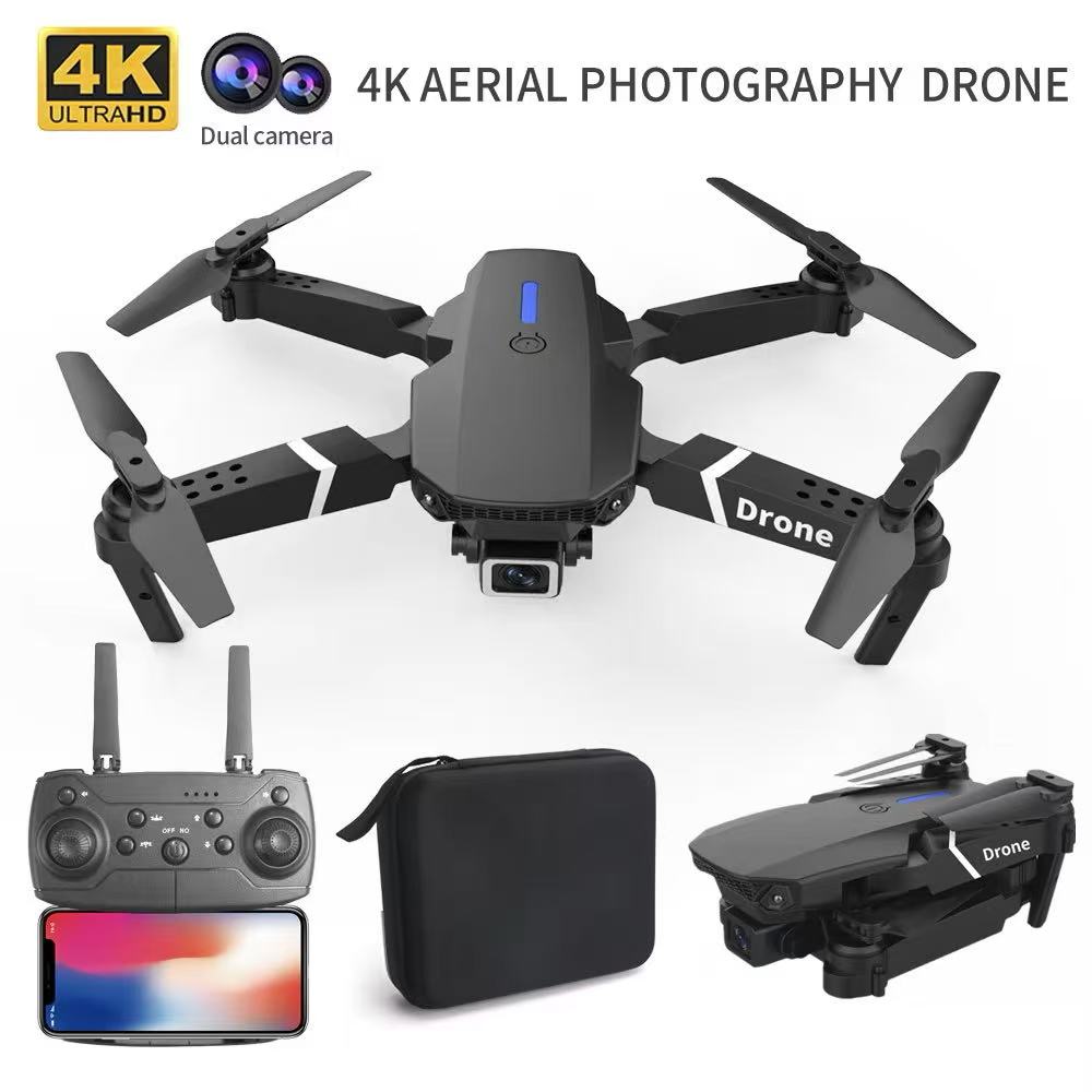 Rc Drone E88 - Профессиональный дрон E88, 4k, широкоугольная HD-камера,