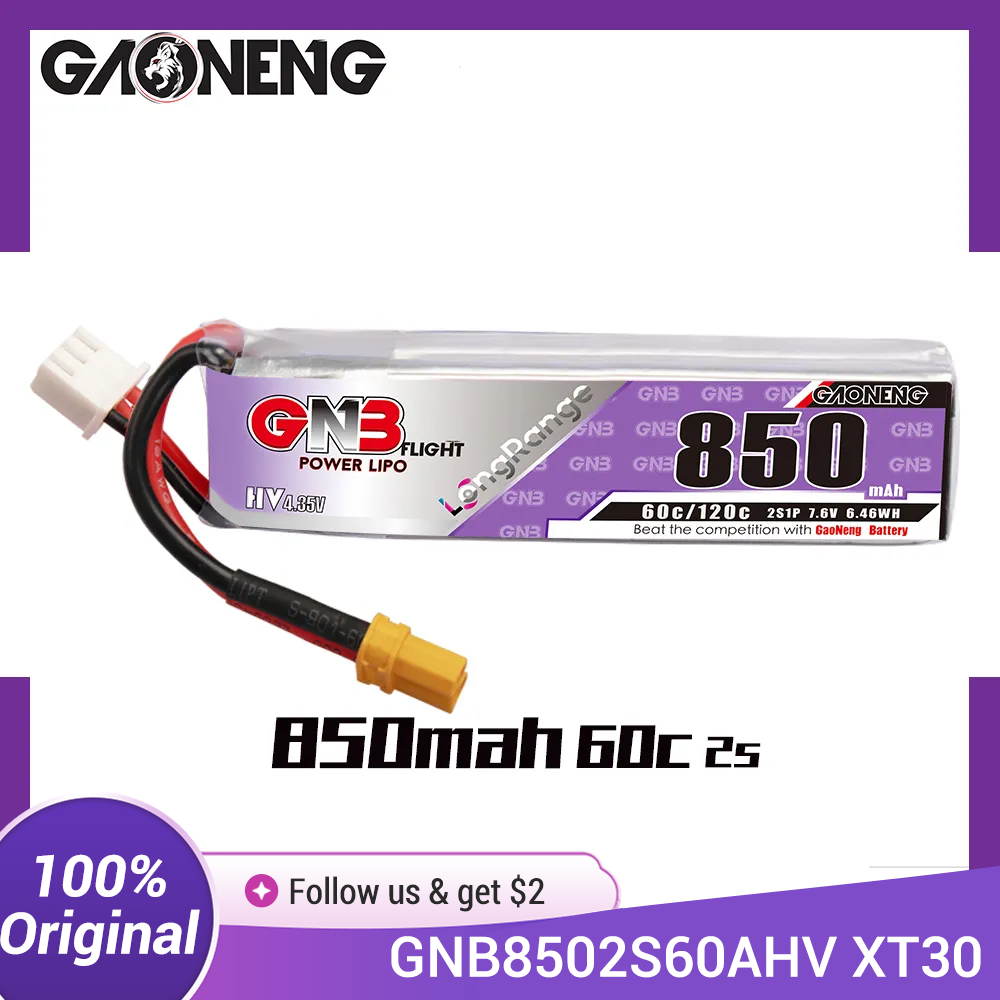 Drone Rc Link - GAONENG GNB LiPo аккумулятор 850 мАч