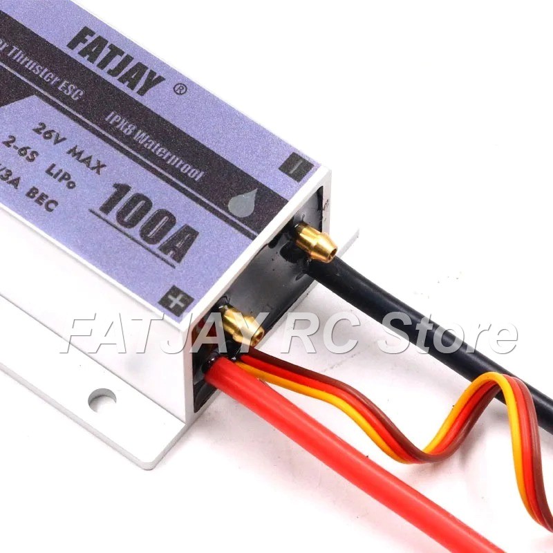 Rc Boat Brushless Motor - Бесколлекторный регулятор скорости FATJAY 100A, 6S