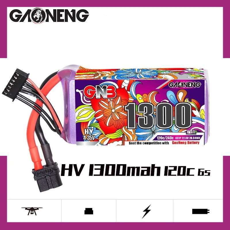 2 шт. GNB 6S Lipo аккумулятор  – обзор и цена Nano Quad Fpv