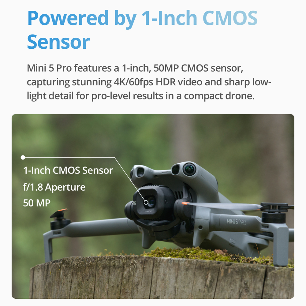 Комплект дронов DJI Mini 5 Pro – обзор и цена Nano Quad Fpv