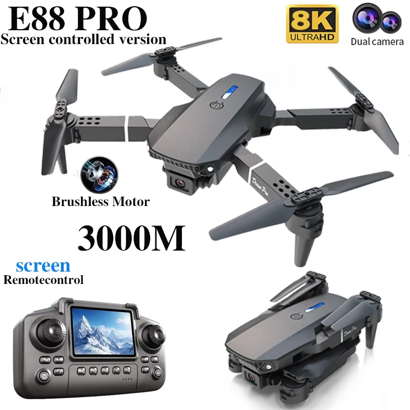 Профессиональный дрон E88 PRO  – обзор и цена Drone Z