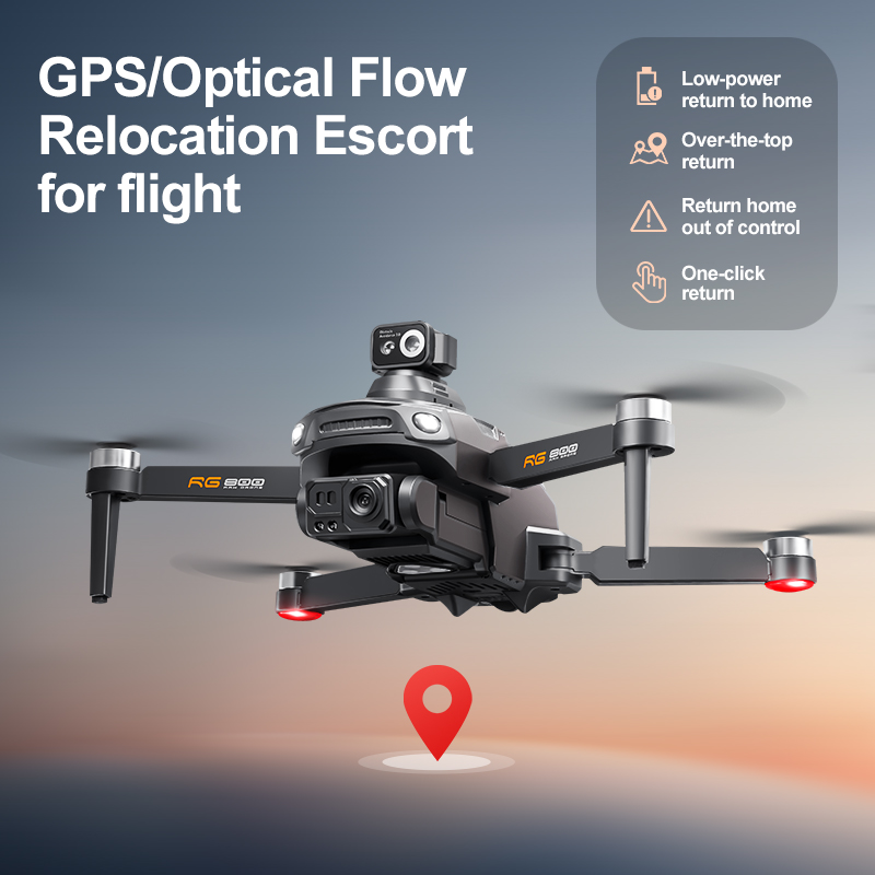 Профессиональный GPS-дрон RG80 – обзор и цена Drone Z