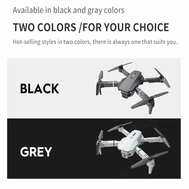 Мини-дрон E88 с камерой 4K HD, – обзор и цена Drone E88 Rc Quadcopter