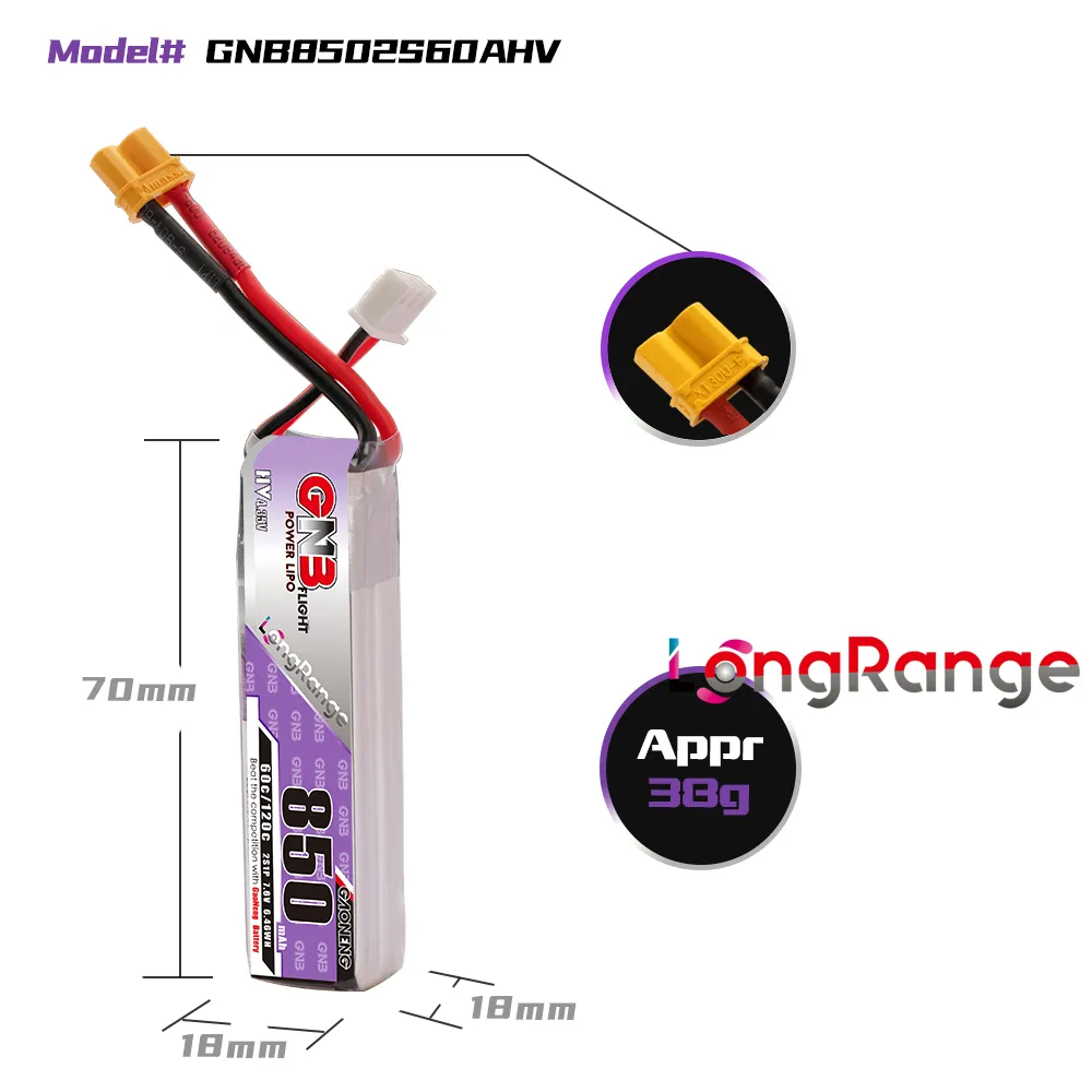 GAONENG GNB LiPo аккумулятор 8 – обзор и цена Drone Rc Link
