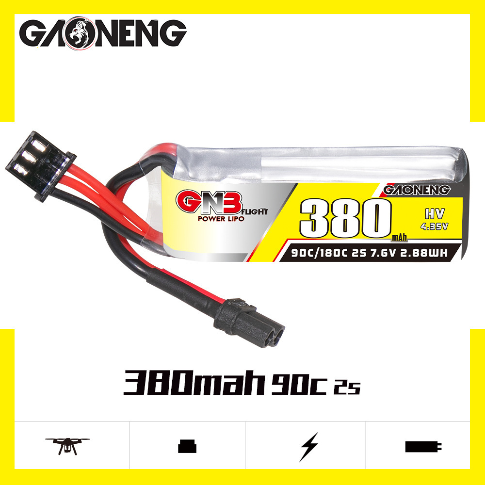 Аккумулятор LiPo GNB 2S 7.6V 3 – обзор и цена Nano Quad Fpv