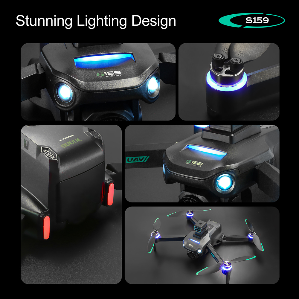 Новый дрон S159, профессиональ – обзор и цена Drone Rc Gps S159